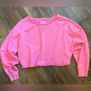 Aerie Pink Crew Neck Sweater